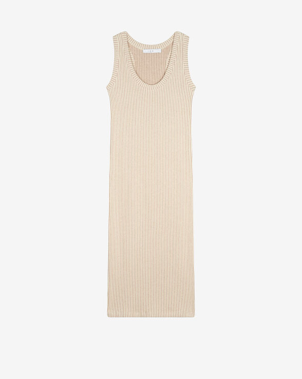 ROBE LONGUE CÔTELÉE GALATEA