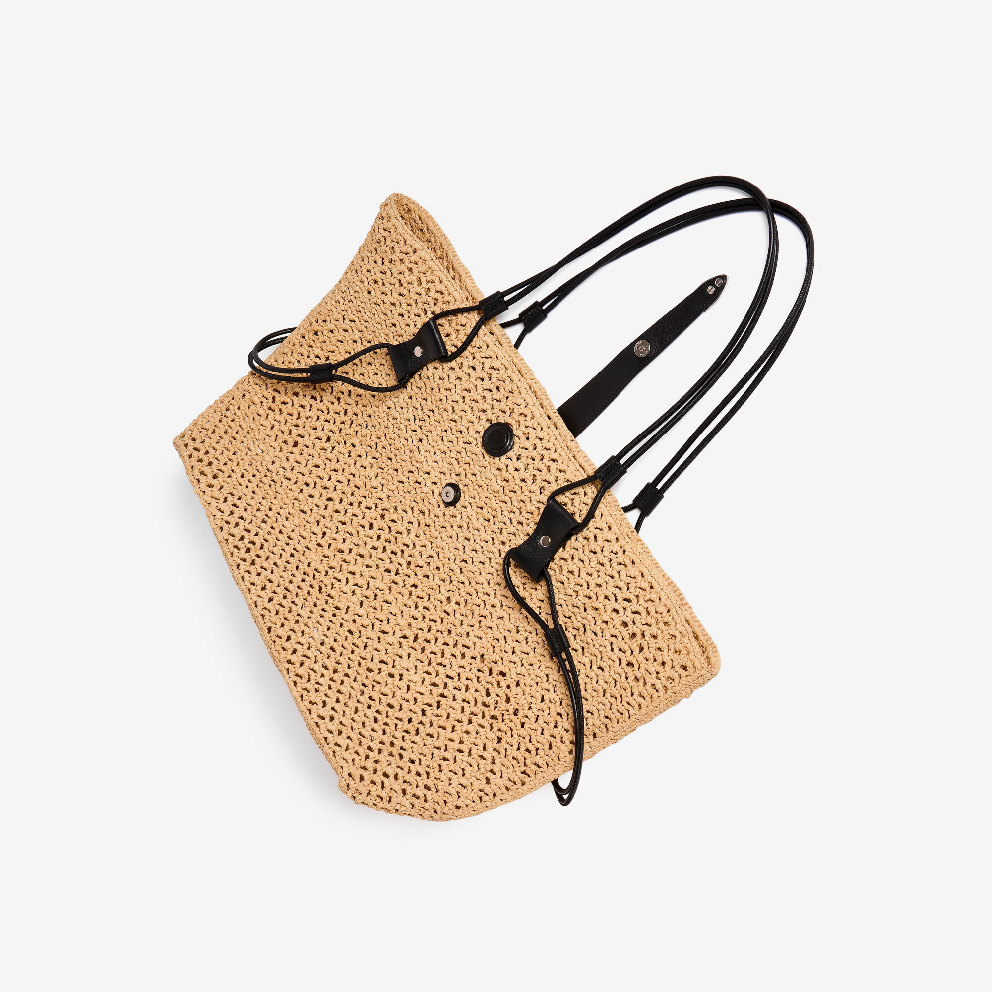 LASSO RAFIA women beige raffia tote bag | IRO