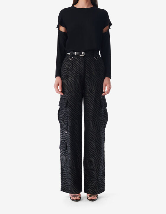 TOP JERSEY COL ROND &Agrave; D&Eacute;COUPES