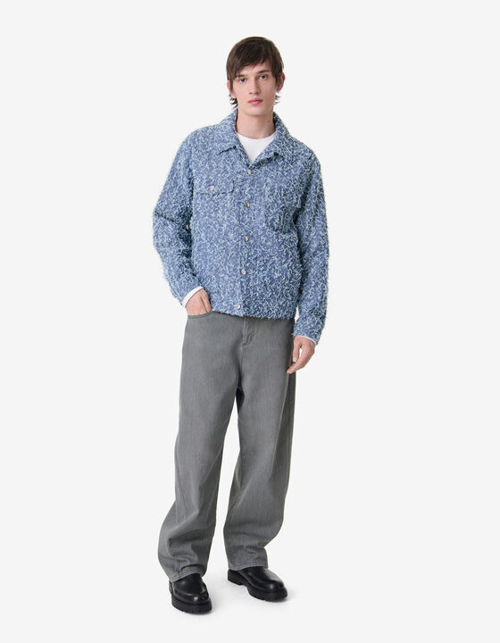 VESTE TEXTUR&Eacute;E EFFET EFFILOCH&Eacute;