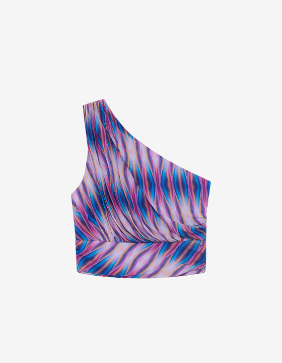 ASYMMETRICAL PRINT TOP