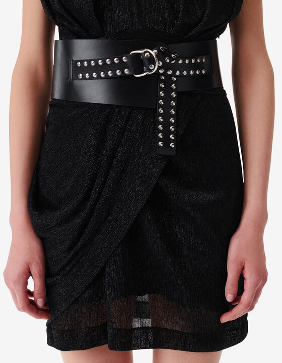 STUDS LEATHER BELT