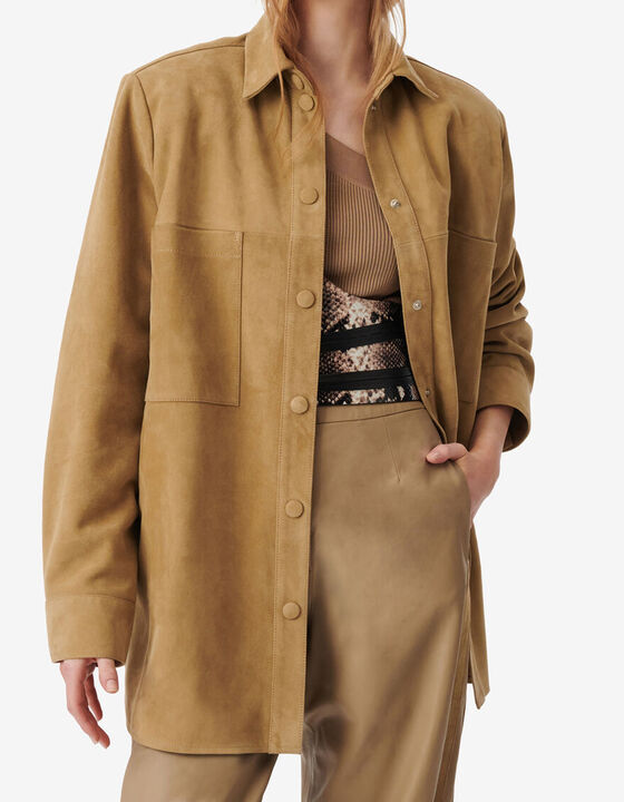 SUEDE SHIRT