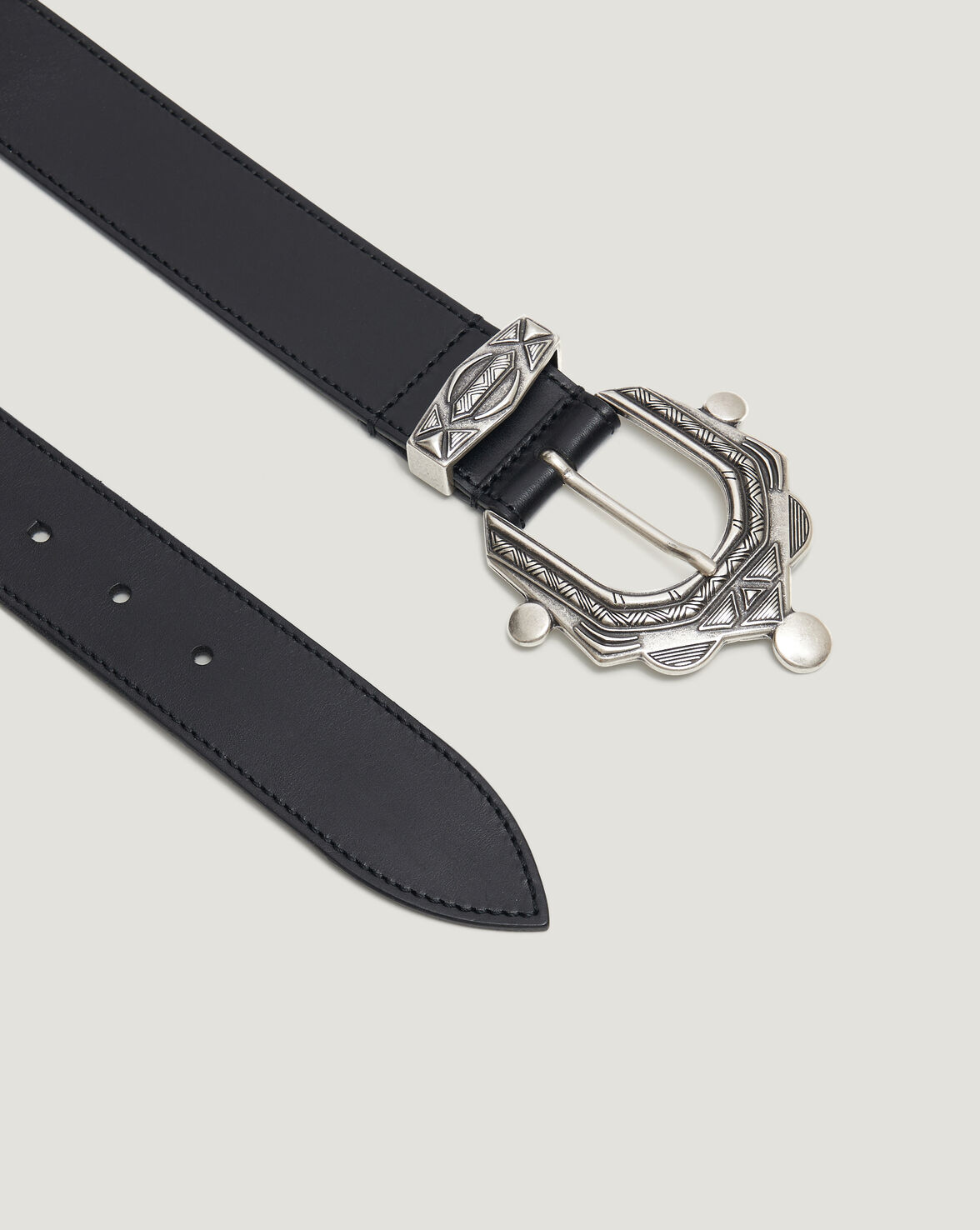 KATSINA LEATHER WAIST BELT image number null