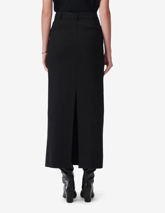 MAXI WOOL SKIRT
