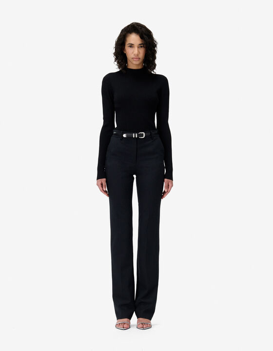 WOOL SUIT PANTS