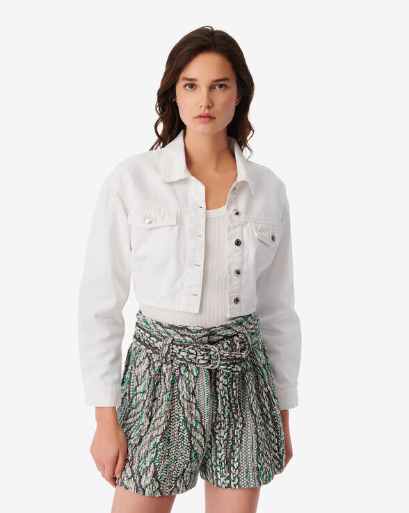 MYLENE CROPPED JEAN JACKET