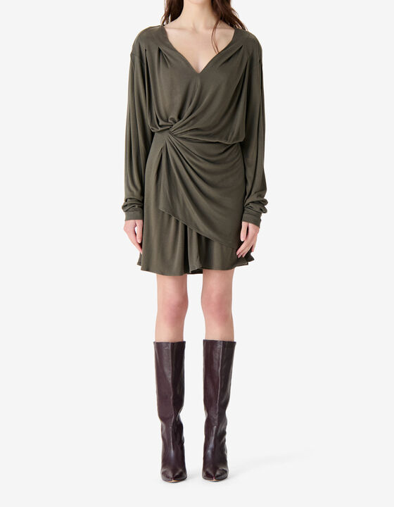 SHORT DRESS WITH LONG SLEEVES