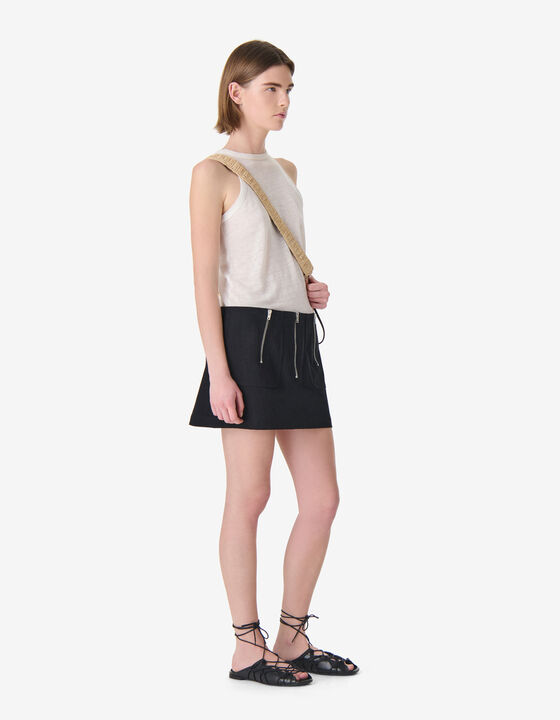 STRUCTURED MINI SKIRT