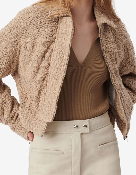 CROPPED TWEED JACKET