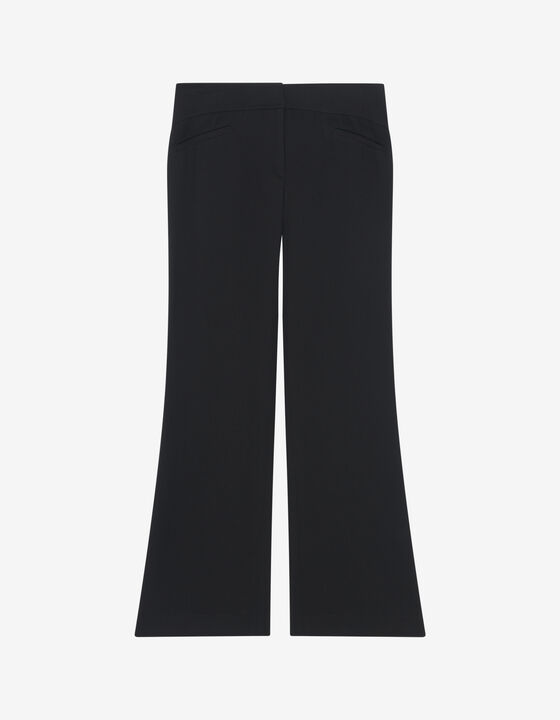 FLARED LOW-RISE PANTS