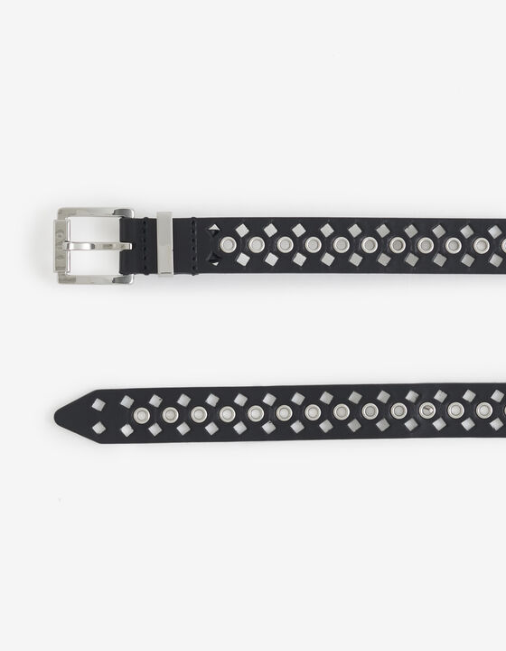 PERFORATED LEATHER BELT