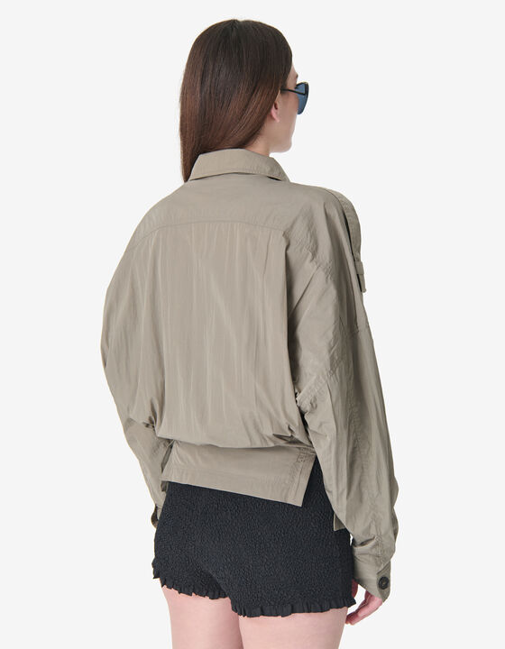 LOOSE-FITTING JACKET WITH EPAULETTES
