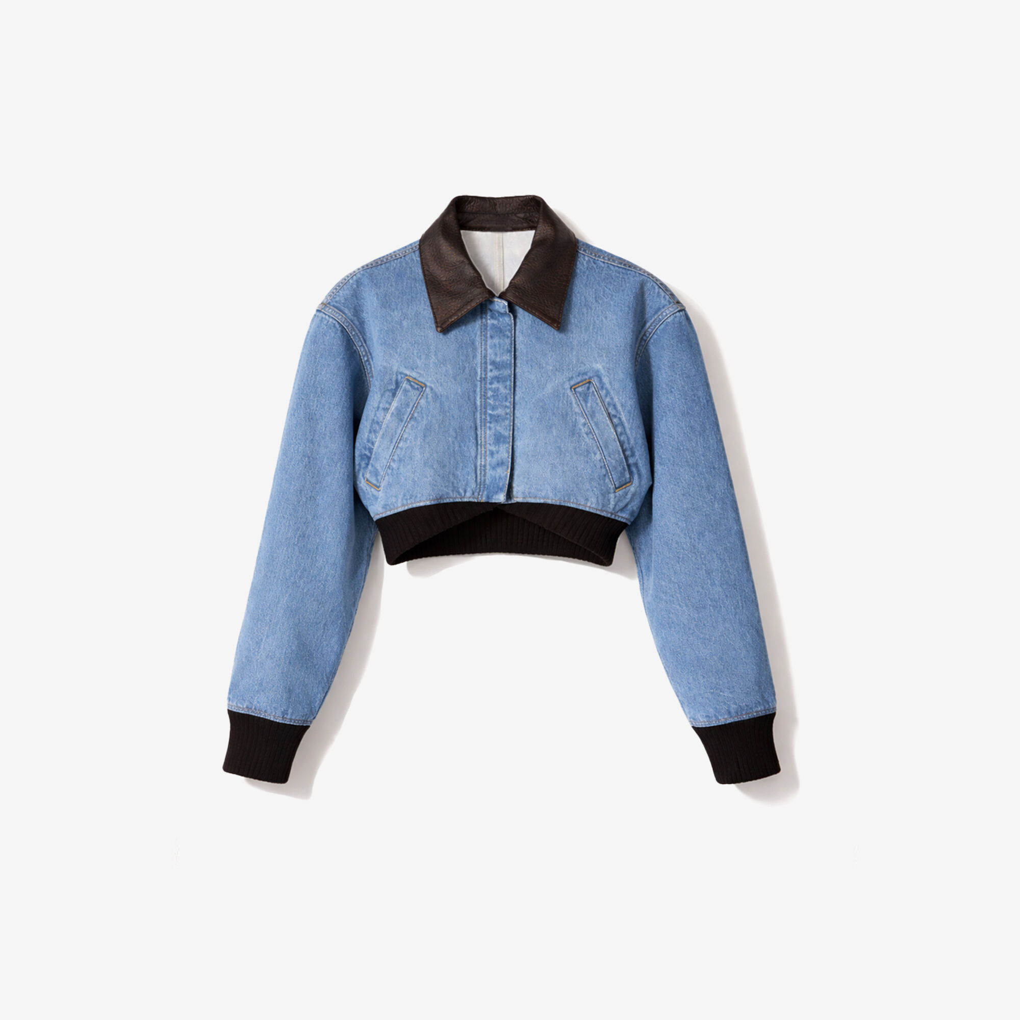 AUDACE women blue cotton cropped denim jacket | IRO
