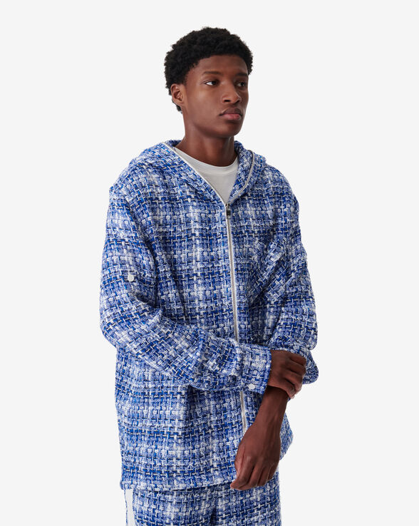 ALONIE HOODED TWEED SHIRT