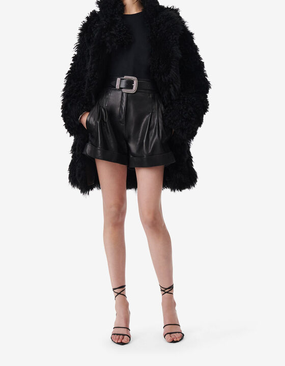 SHORT EN CUIR