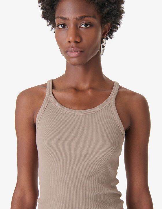RIBBED TANK TOP