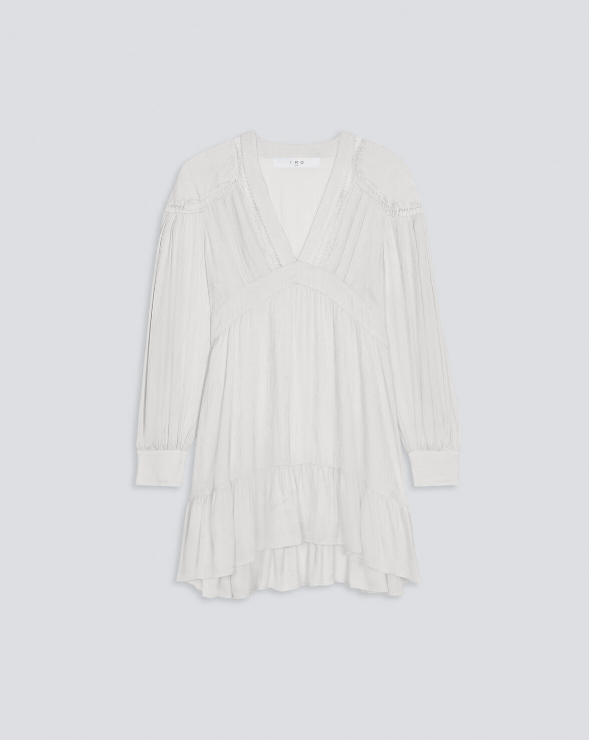 IRO PARIS – ROBE À PLIS ET DENTELLE BILAM Mariage Civil IRO PARIS
