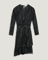 MURAI METALLIC LONG SLEEVE DRESS image number null