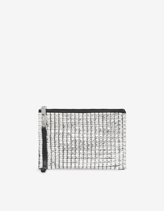 SQUARE STRASS POUCH