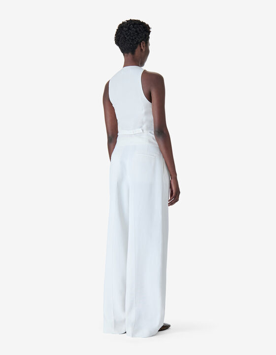 TWO-TONE TAILORED VEST