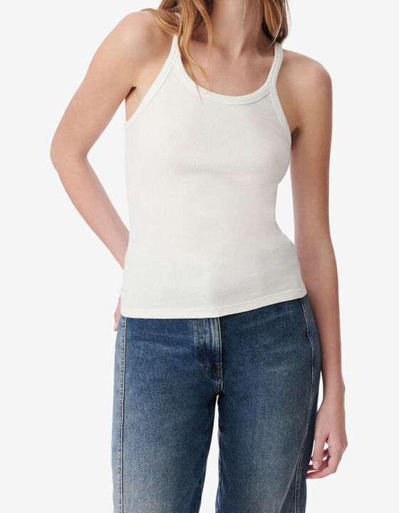 RIBBED TANK TOP