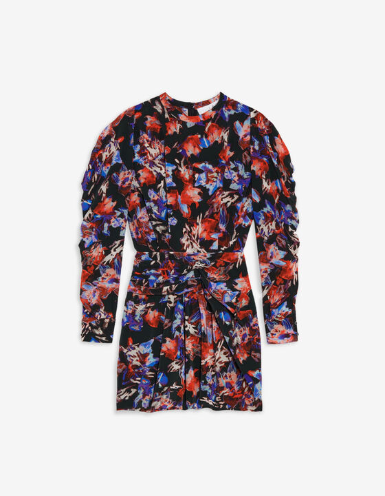 MERERA PRINT MINI DRESS