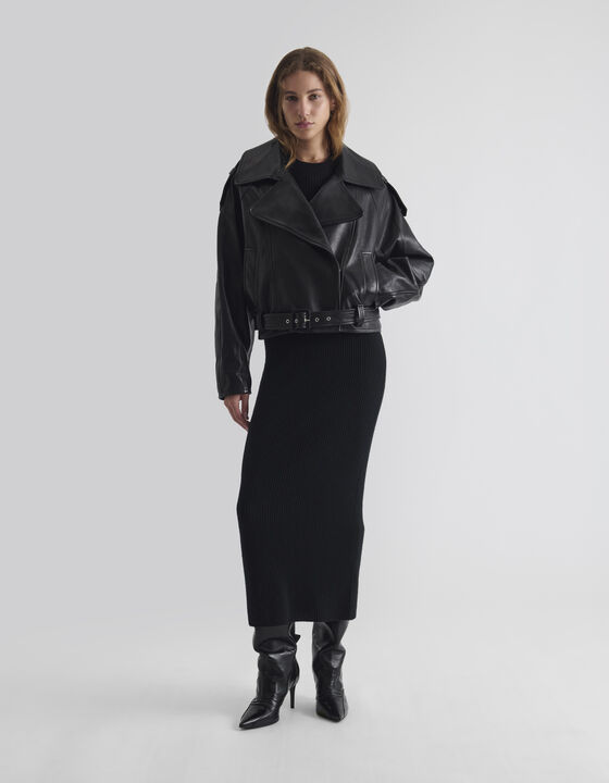 VESTE TRENCH EN CUIR