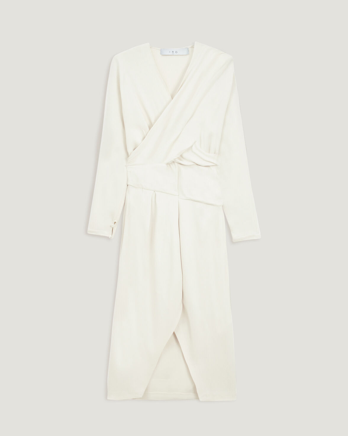 ELMAS DRAPED FULL LENGTH DRESS image number null