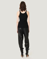ELISON RIBBED SCOOP TANK TOP image number null