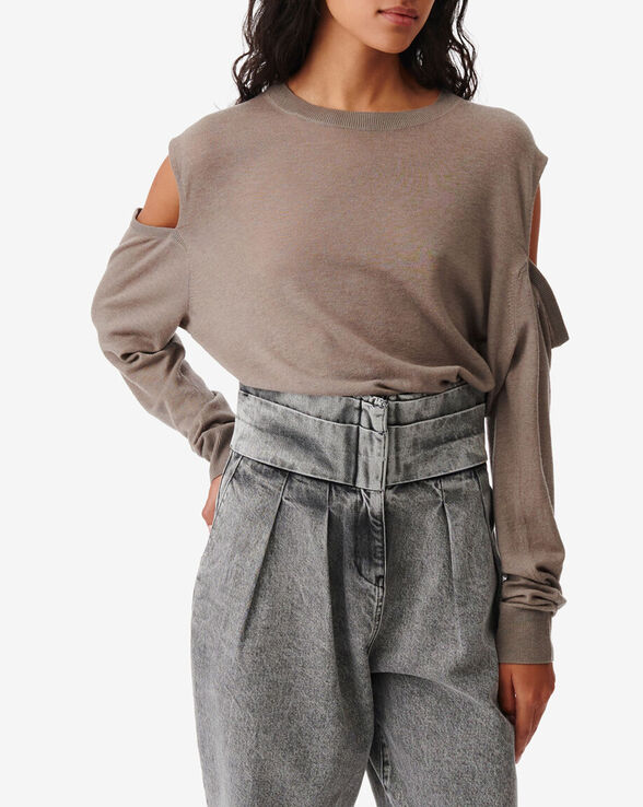 PULL OVERSIZE À DÉCOUPES HASTIN