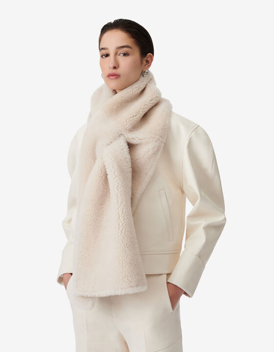 SHEEPSKIN SCARF