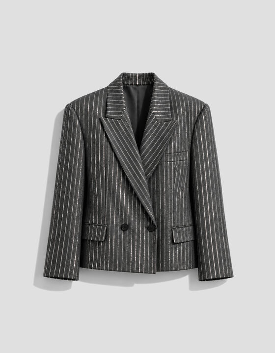 SEQUIN SUIT JACKET