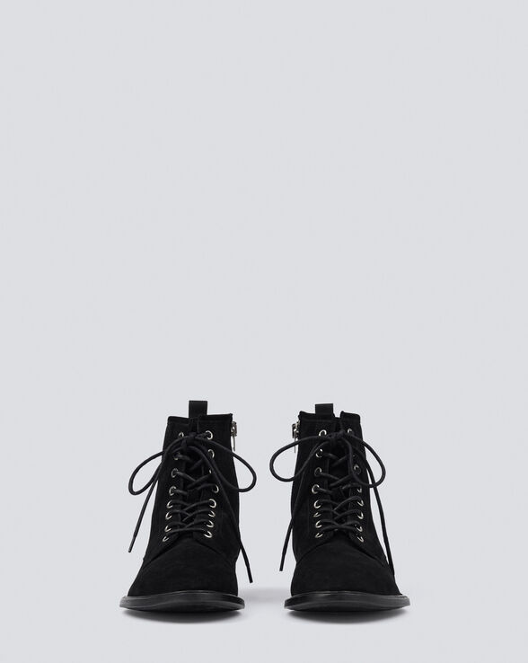 IROZA LACE-UP LEATHER BOOTS