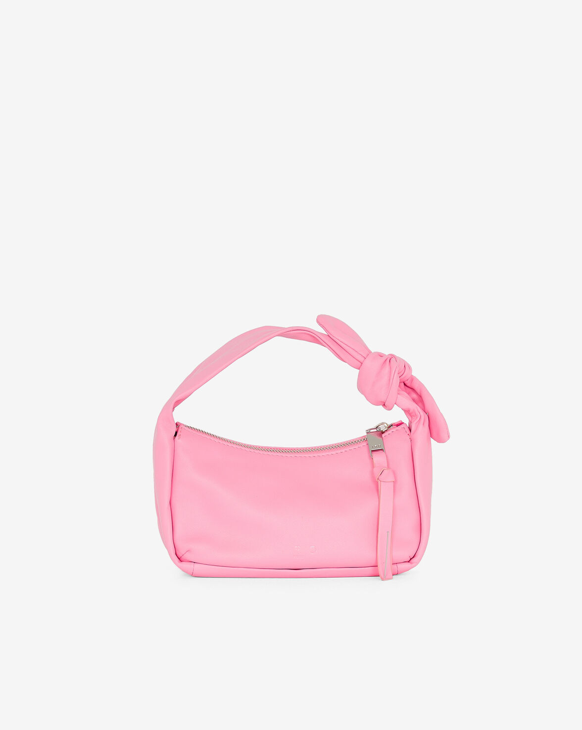 Iro Noue Baby Leather Bag With Bow In Candy Pink