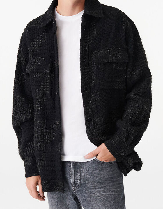 SURCHEMISE EN LAINE TISS&Eacute;E