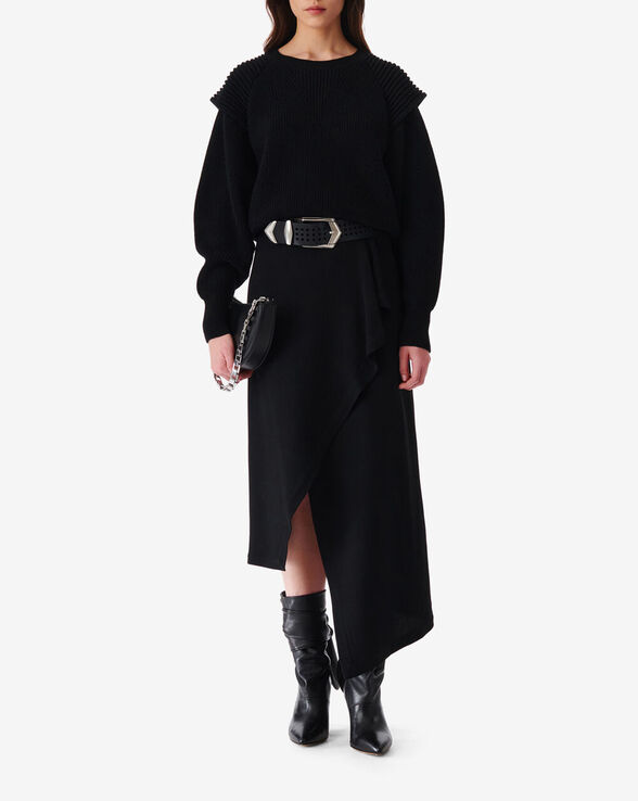 JUPE LONGUE ASYMÉTRIQUE JELENA