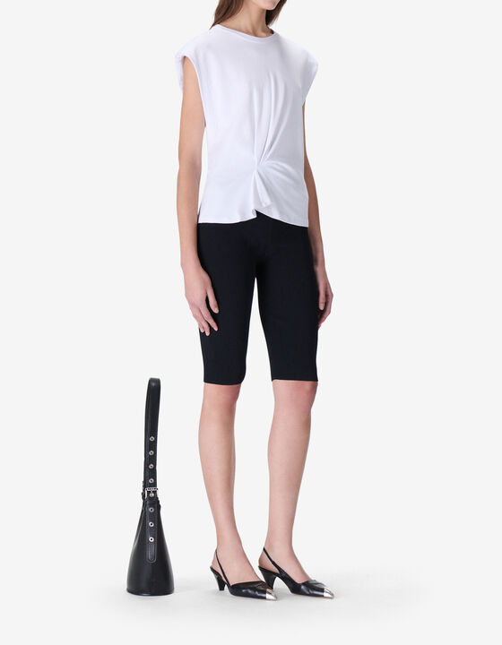 PLEATED T-SHIRT
