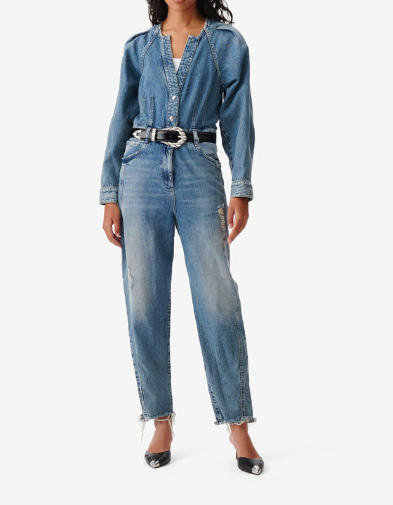 DENIM JUMPSUIT