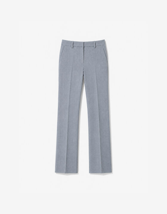 STRAIGHT-LEG SUIT PANTS
