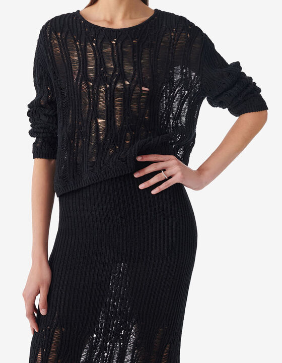 LOOSE KNIT SWEATER