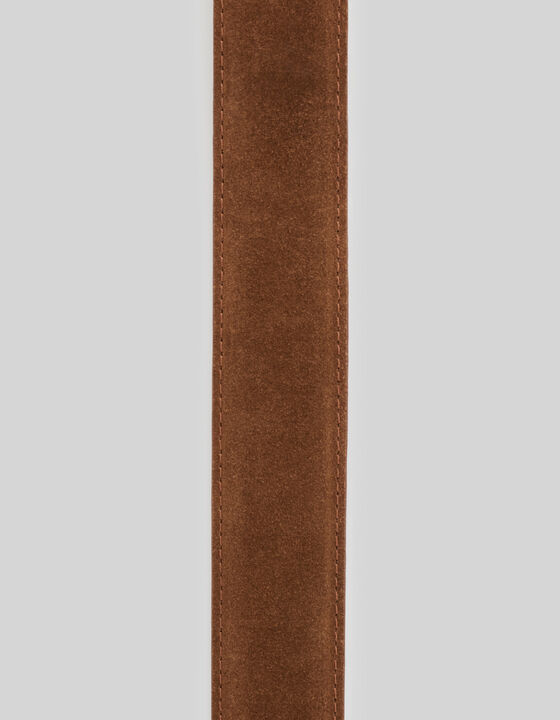 WIDE SUEDE BELT