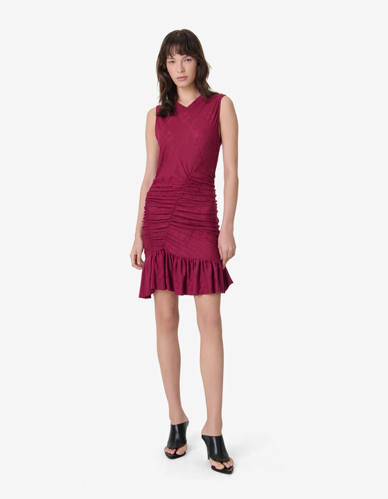 SHORT TEXTURED DRESS
