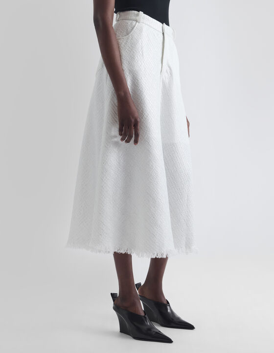 TWEED MIDI SKIRT