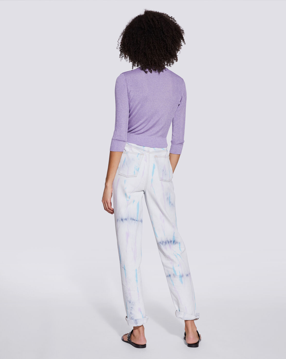 DAHOI TIE DYE STRAIGHT LEG JEANS image number null