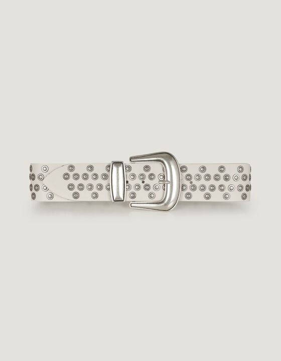 REOL ROUND STUDDED LEATHER BELT