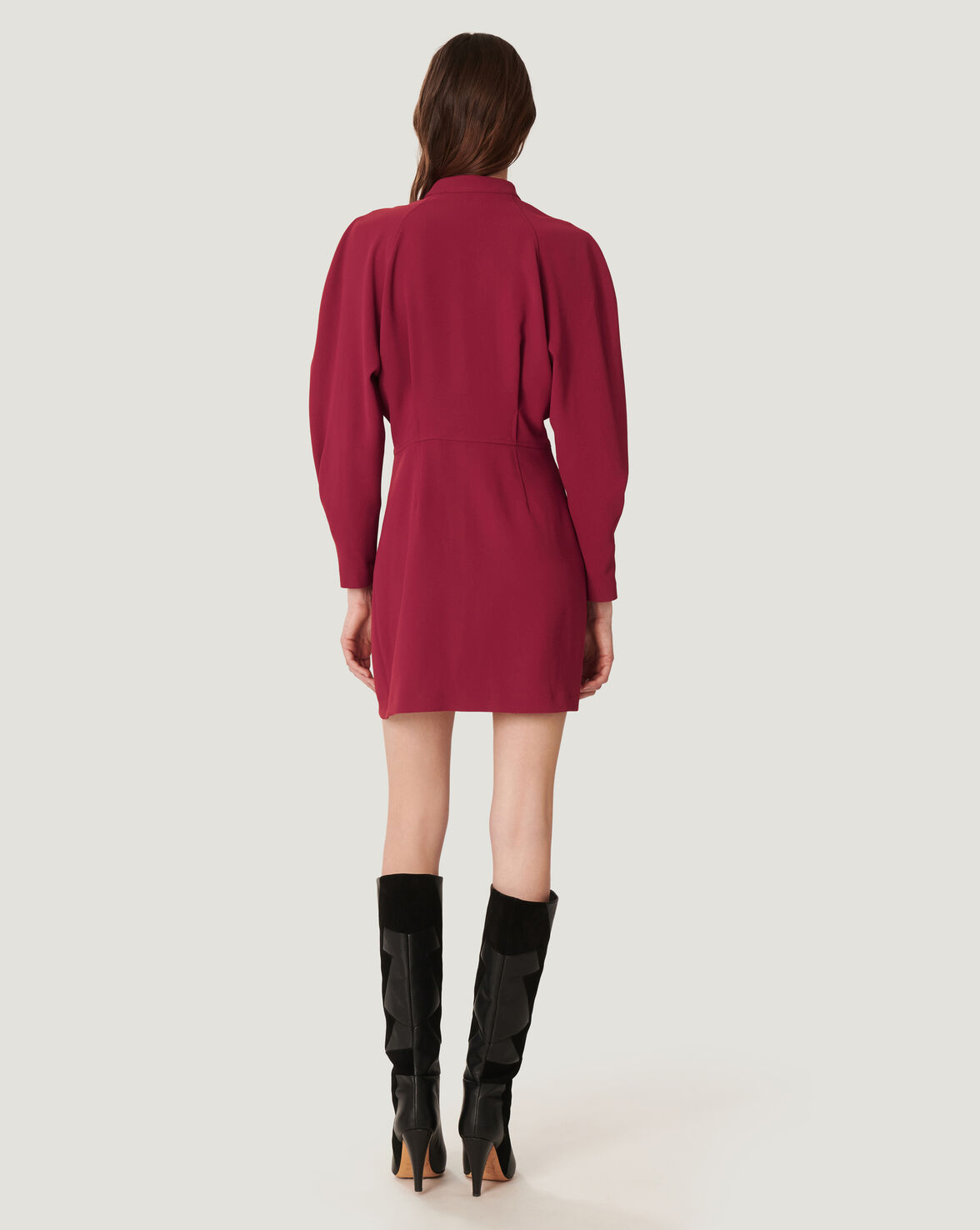JIJI PLEATED MINI SHIRT DRESS image number null