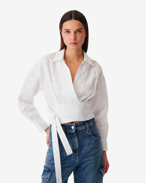 TOP CROISÉ COL CLASSIQUE ZAZOU