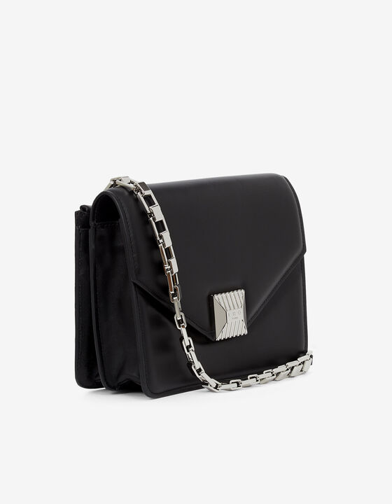 IRIS LEATHER BAG WITH CHAIN