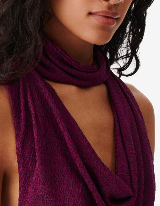 DRAPED MINI DRESS
